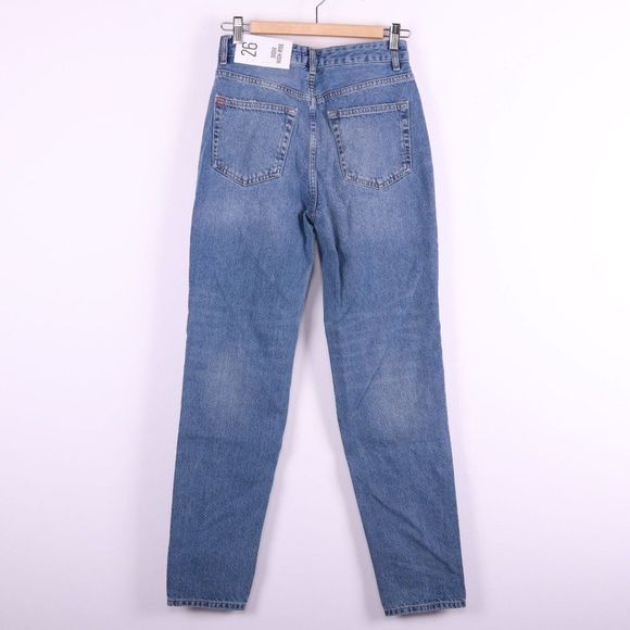 BDG Ripped High Rise Mom Blue Jeans - Picture 4 of 5